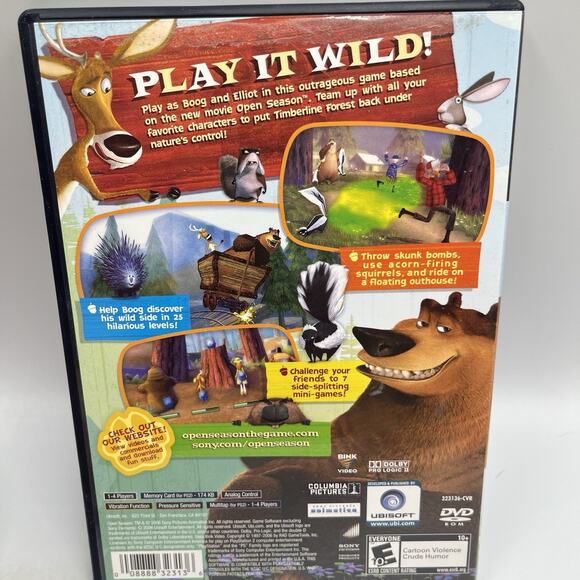 Open Season (PlayStation 2, PS2, 2006) Complete CIB with Manual - Picture 2 of 6